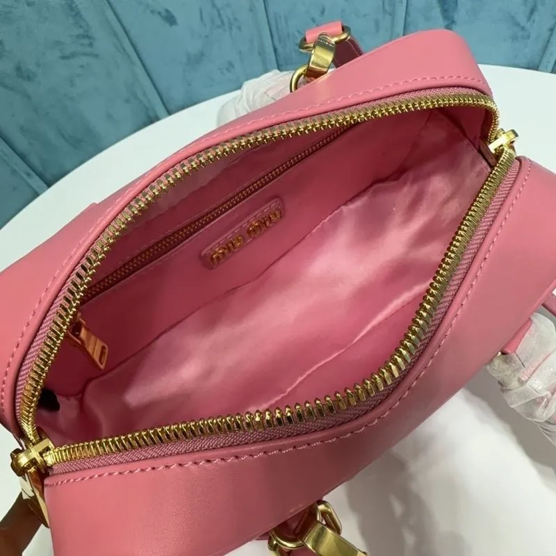 MIU MIU Pink Top Handle Crossbody Bag 112 - Image 6