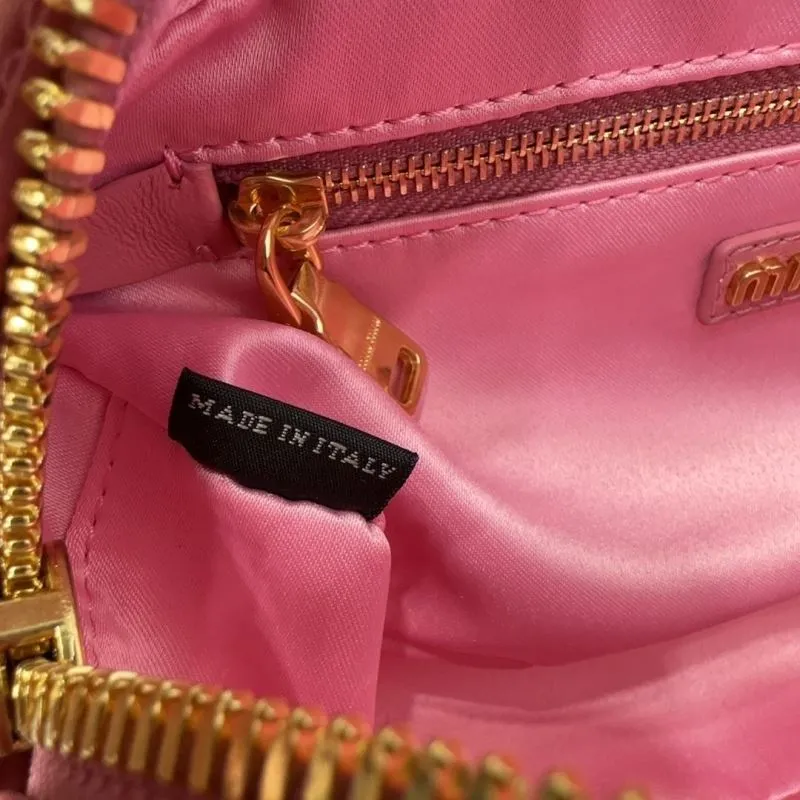 MIU MIU Pink Top Handle Crossbody Bag 112 - Image 8