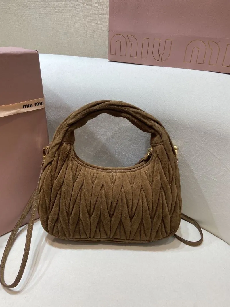 Alternative view of Miu Miu Brown Top Handle Crossbody Bag 125
