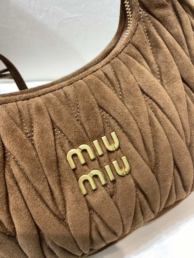 Miu Miu Brown Top Handle Crossbody Bag 125 - Image 4