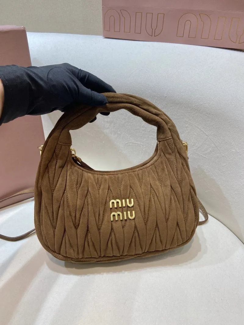Miu Miu Brown Top Handle Crossbody Bag 125 - Image 5