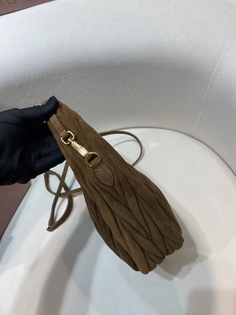 Miu Miu Brown Top Handle Crossbody Bag 125 - Image 6