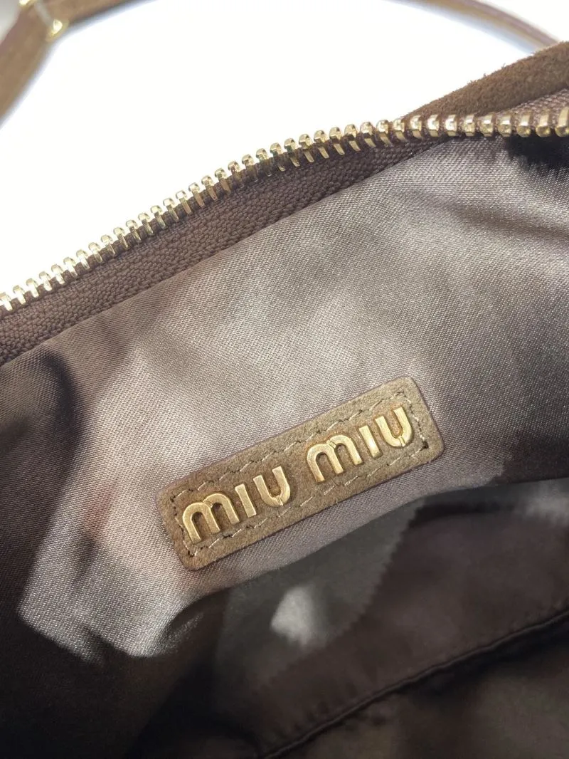 Miu Miu Brown Top Handle Crossbody Bag 125 - Image 8