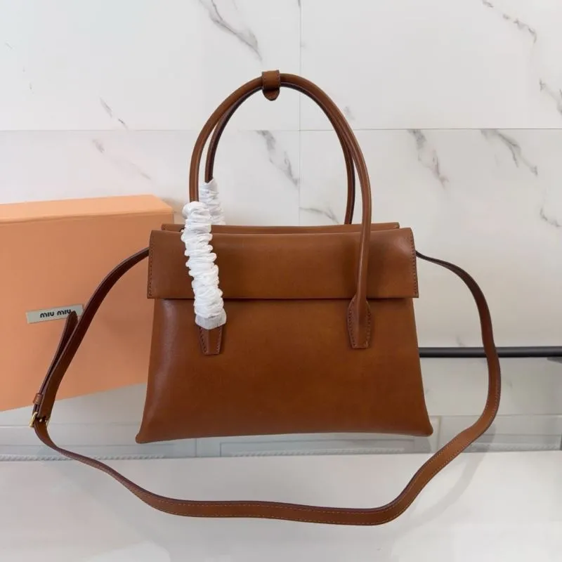 Alternative view of Miu Miu Brown Top Handle Bag 135