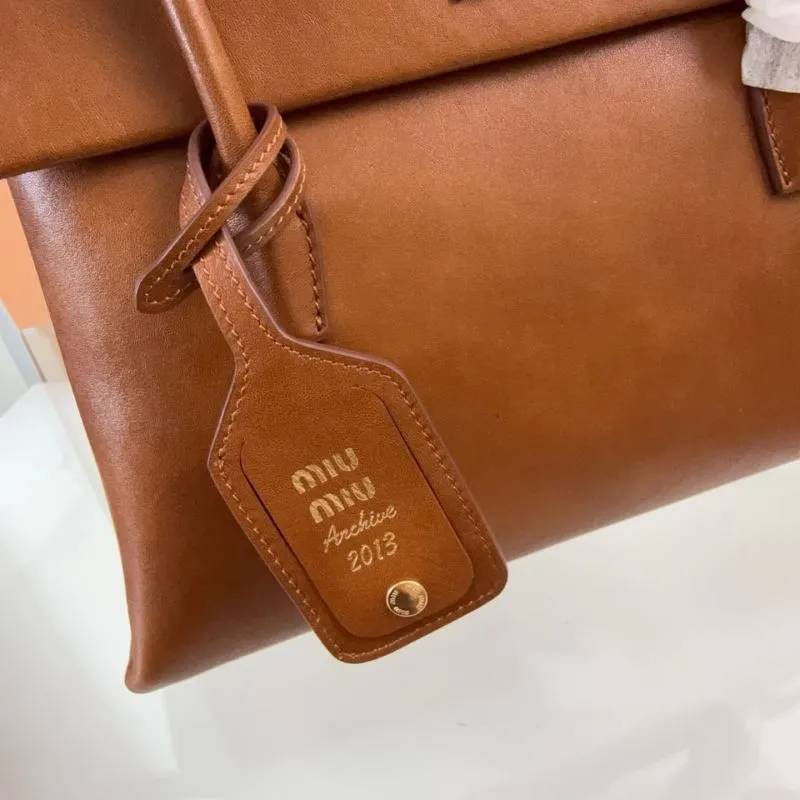 Miu Miu Brown Top Handle Bag 135 - Image 5