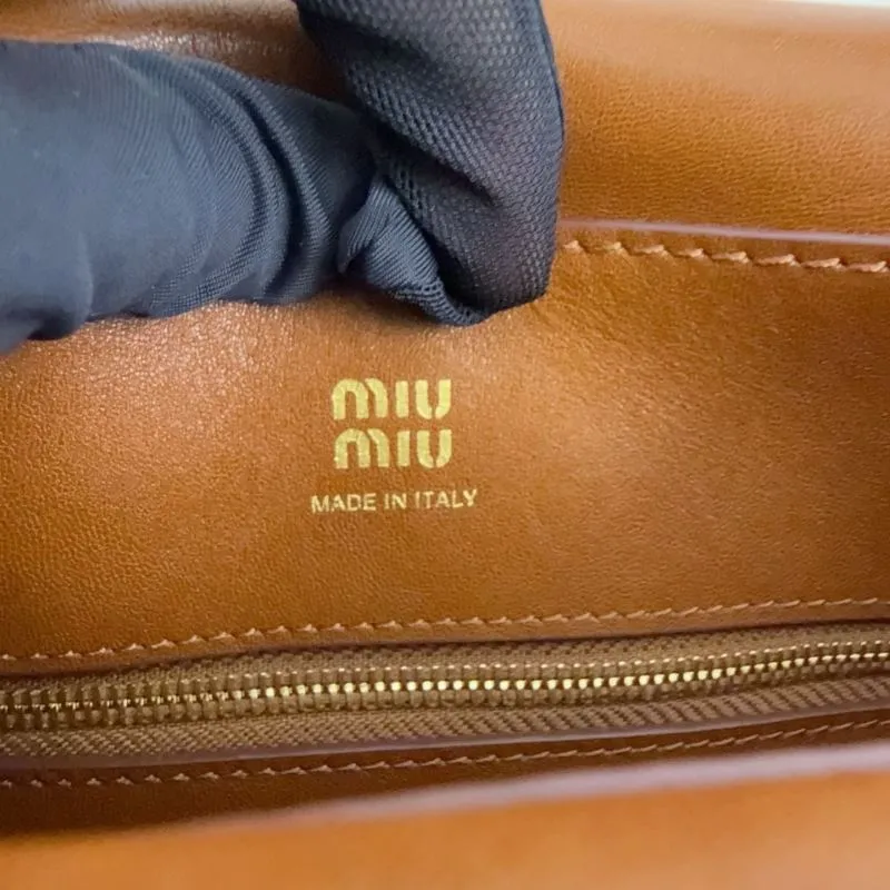 Miu Miu Brown Top Handle Bag 135 - Image 9