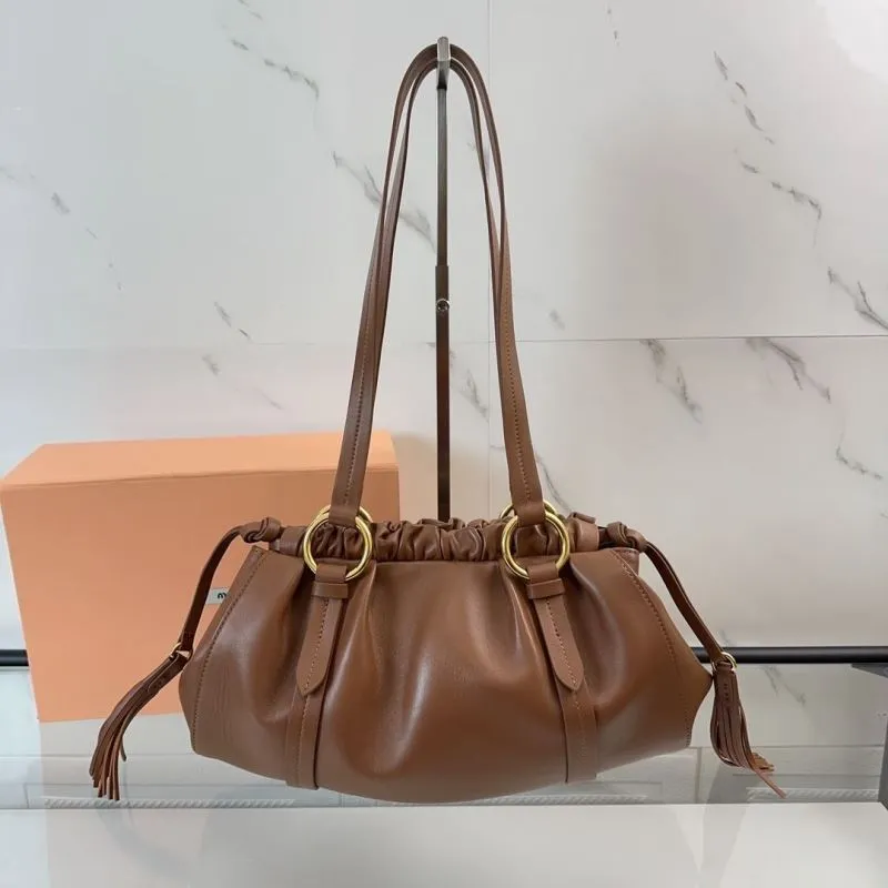 Alternative view of Miu Miu Brown Leather Shoulder Bag 138