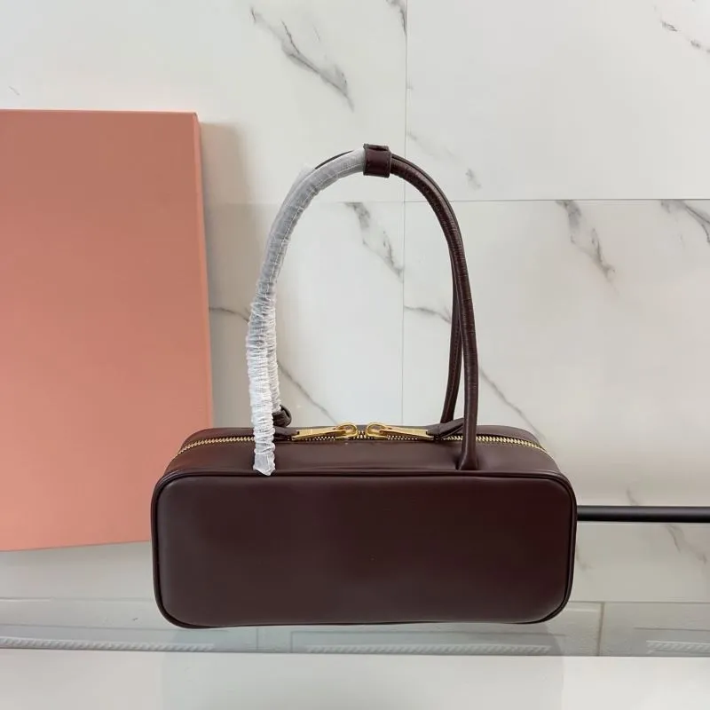 Alternative view of MIU MIU Dark Brown Top Handle Bag 145