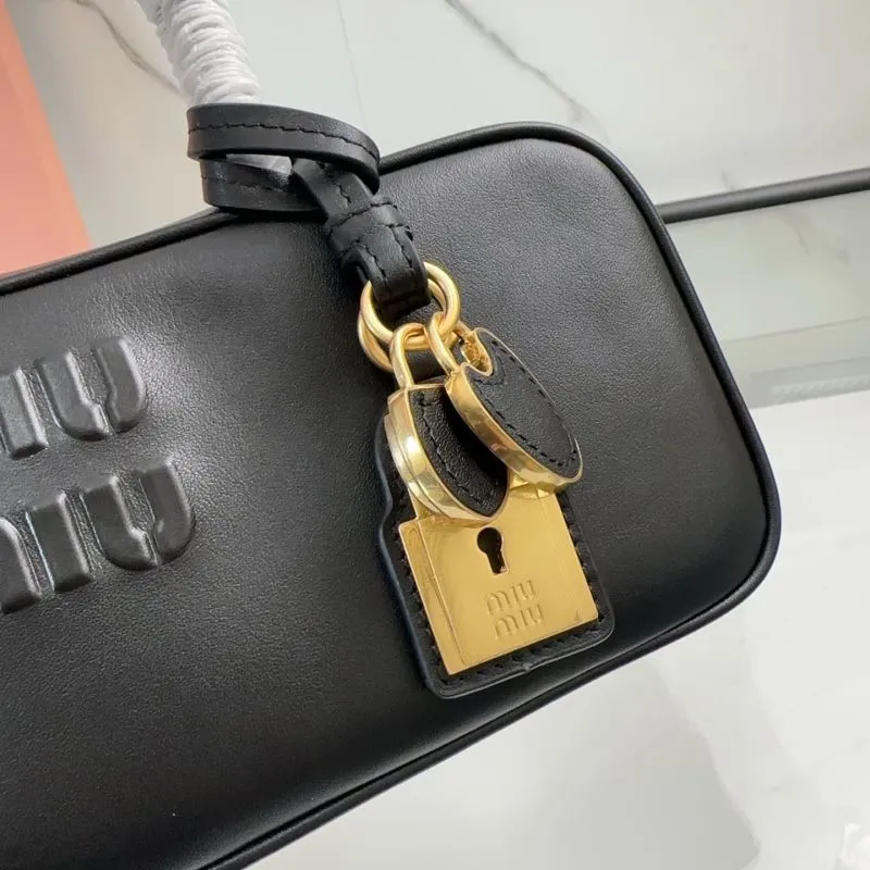 Miu Miu Black Top Handle Bag 146 - Image 5