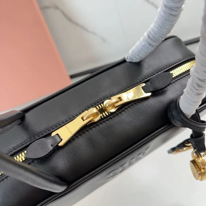 Miu Miu Black Top Handle Bag 146 - Image 6