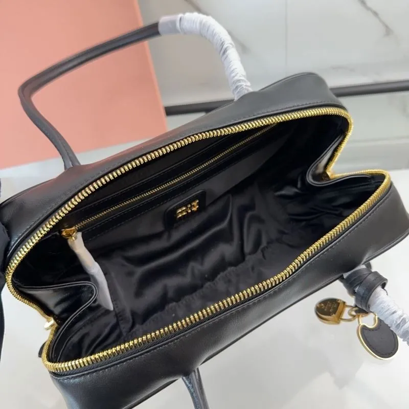 Miu Miu Black Top Handle Bag 146 - Image 8