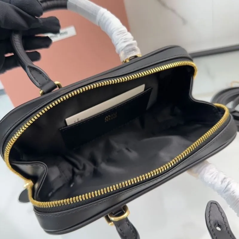 Miu Miu Black Top Handle Crossbody Bag - Image 7