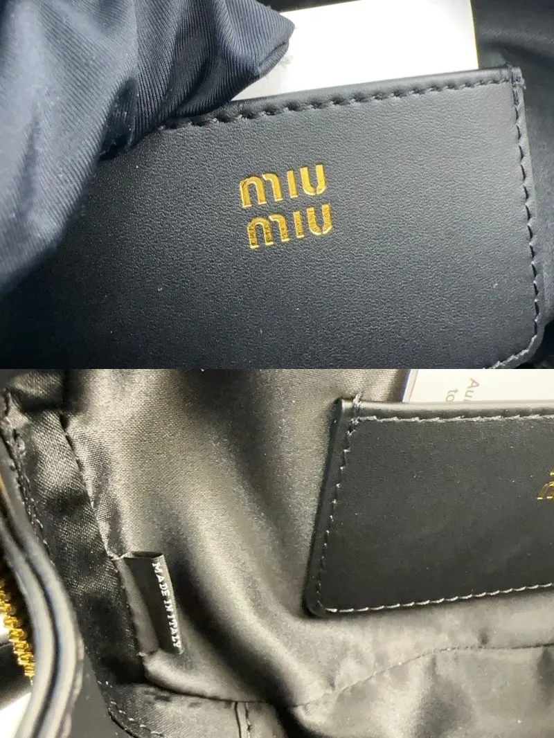 Miu Miu Black Top Handle Crossbody Bag - Image 8