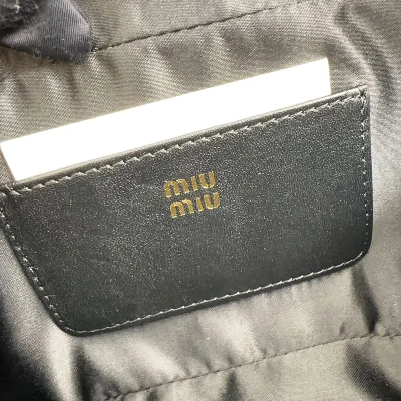Miu Miu Black Mini Top Handle Bag - Image 8
