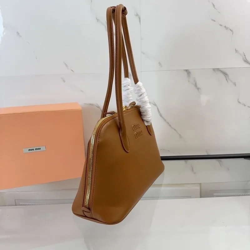Miu Miu Brown Top Handle Bag 155 - Image 3
