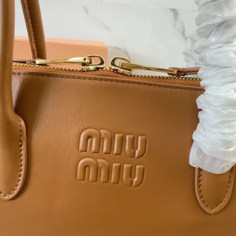 Miu Miu Brown Top Handle Bag 155 - Image 4