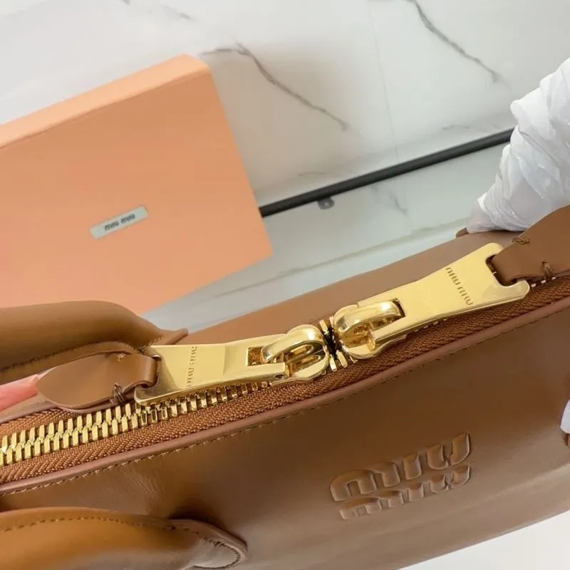 Miu Miu Brown Top Handle Bag 155 - Image 5