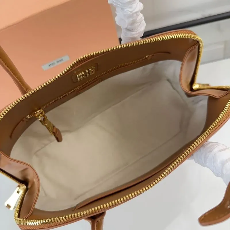 Miu Miu Brown Top Handle Bag 155 - Image 8