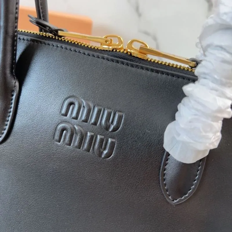 Miu Miu Black Top Handle Bag 156 - Image 4