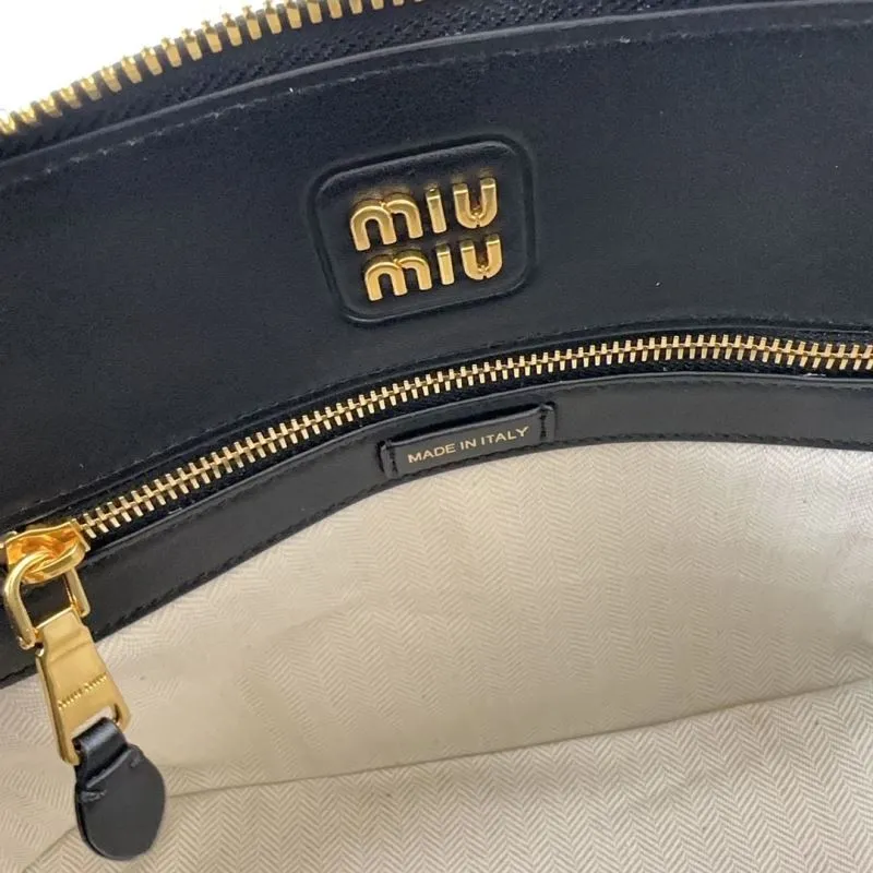 Miu Miu Black Top Handle Bag 156 - Image 8