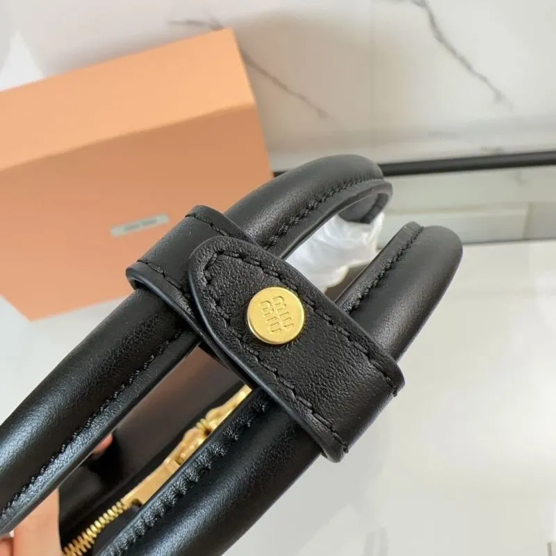 Miu Miu Black Top Handle Bag 156 - Image 9