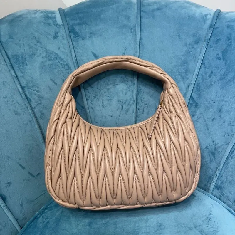 Alternative view of Miu Miu Beige Matelassé Top Handle Bag 161