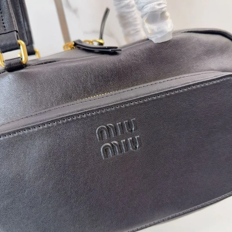 Miu Miu Black Top Handle Bag 164 - Image 4