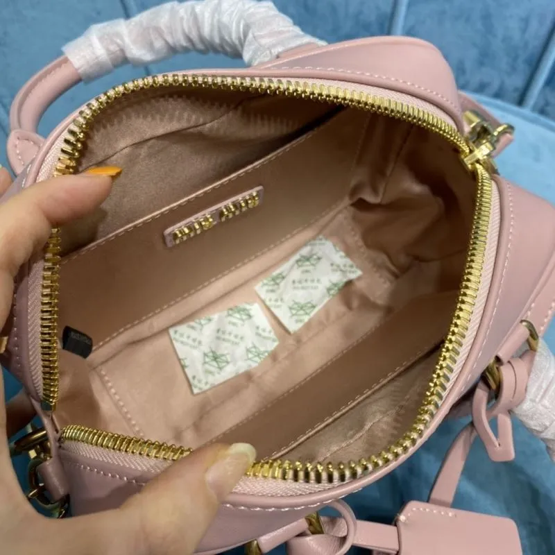 Miu Miu Pink Mini Top Handle Crossbody Bag - Image 8