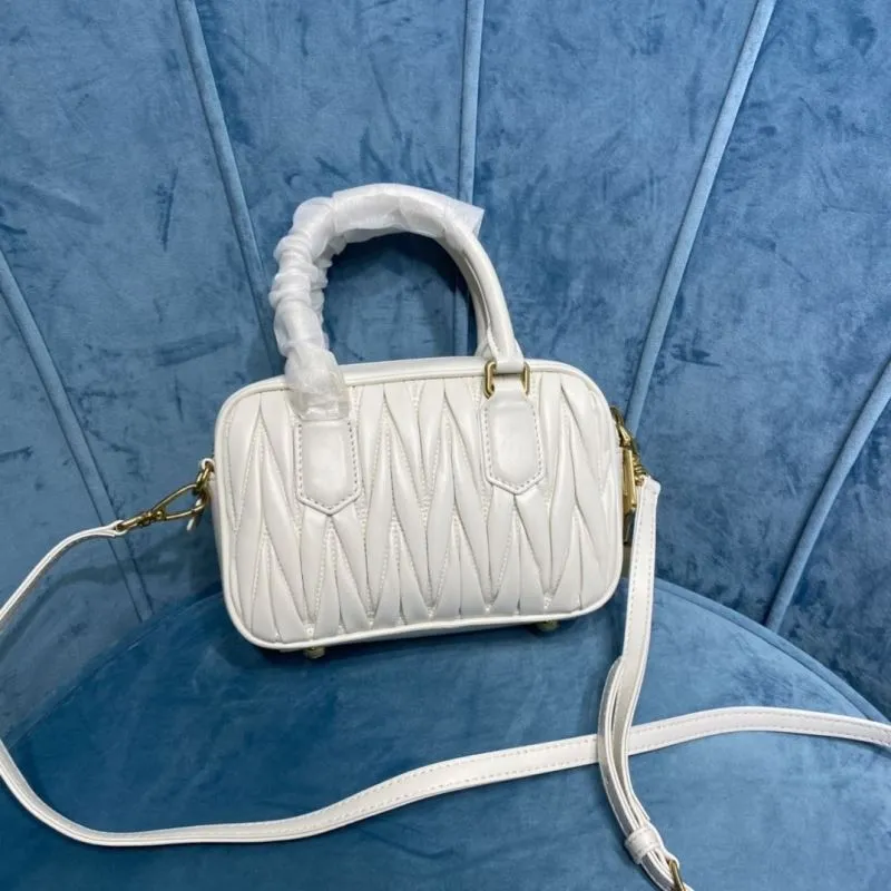 Alternative view of MIU MIU White Top Handle Crossbody Bag 169