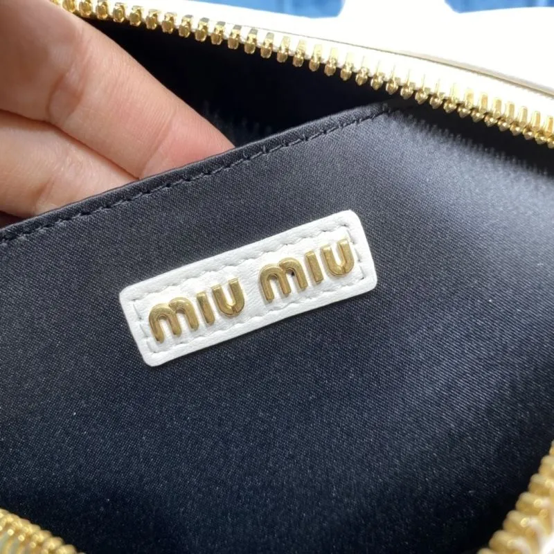 MIU MIU White Top Handle Crossbody Bag 169 - Image 9