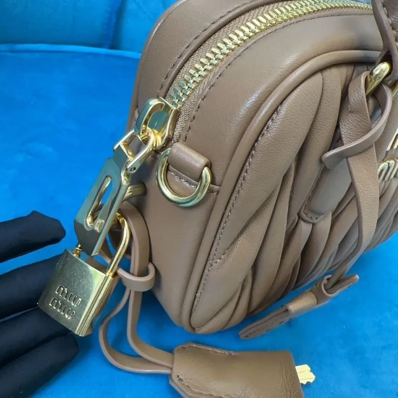 Miu Miu Brown Top Handle Crossbody Bag 170 - Image 7