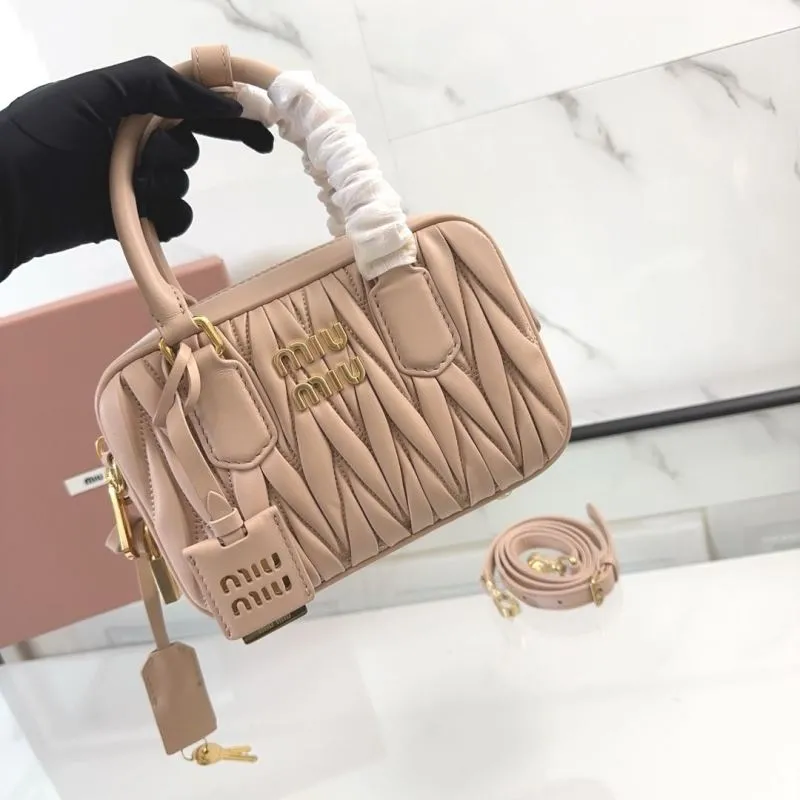 Miu Miu Nude Pink Top Handle Bag 172 - Image 5