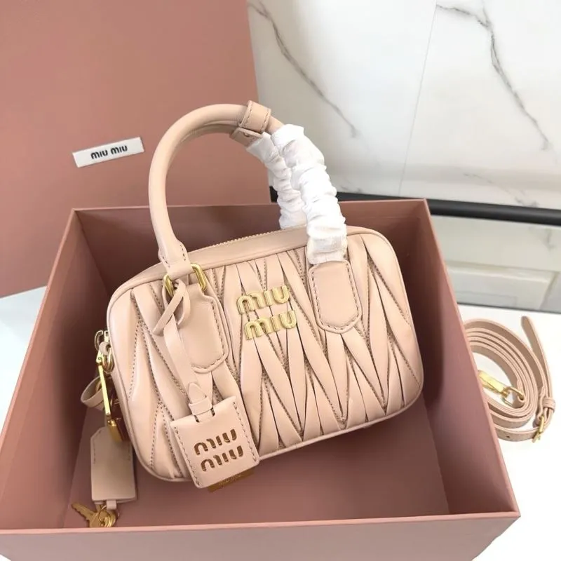 Miu Miu Nude Pink Top Handle Bag 172 - Image 9