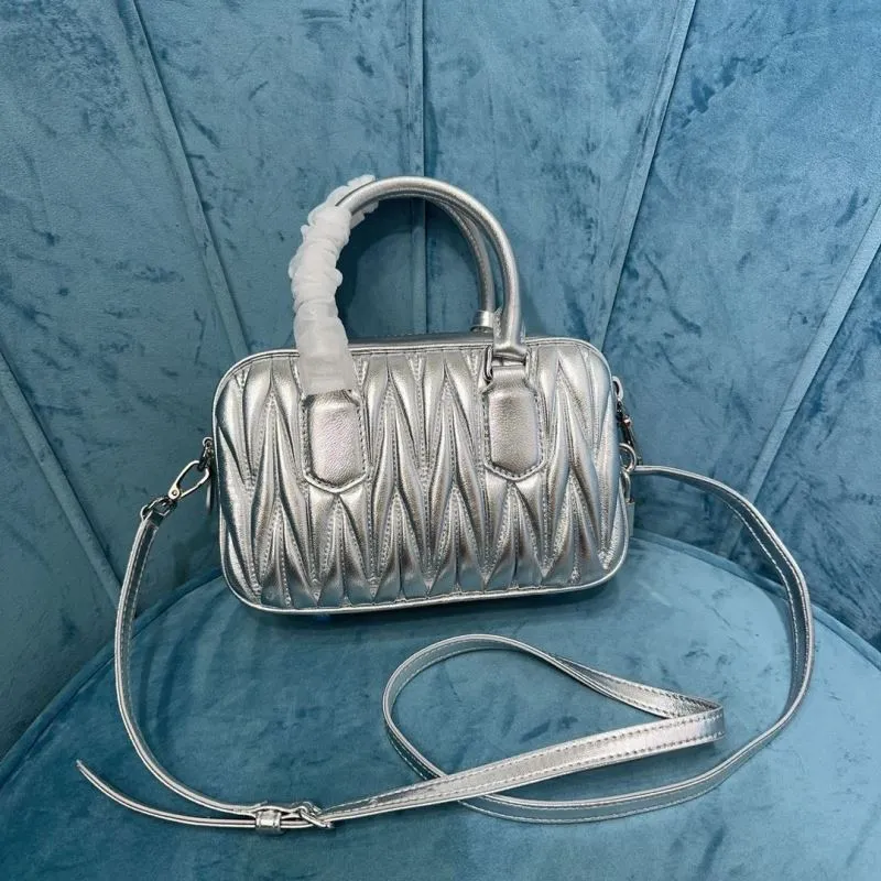 Alternative view of Miu Miu Silver Top Handle Crossbody Bag