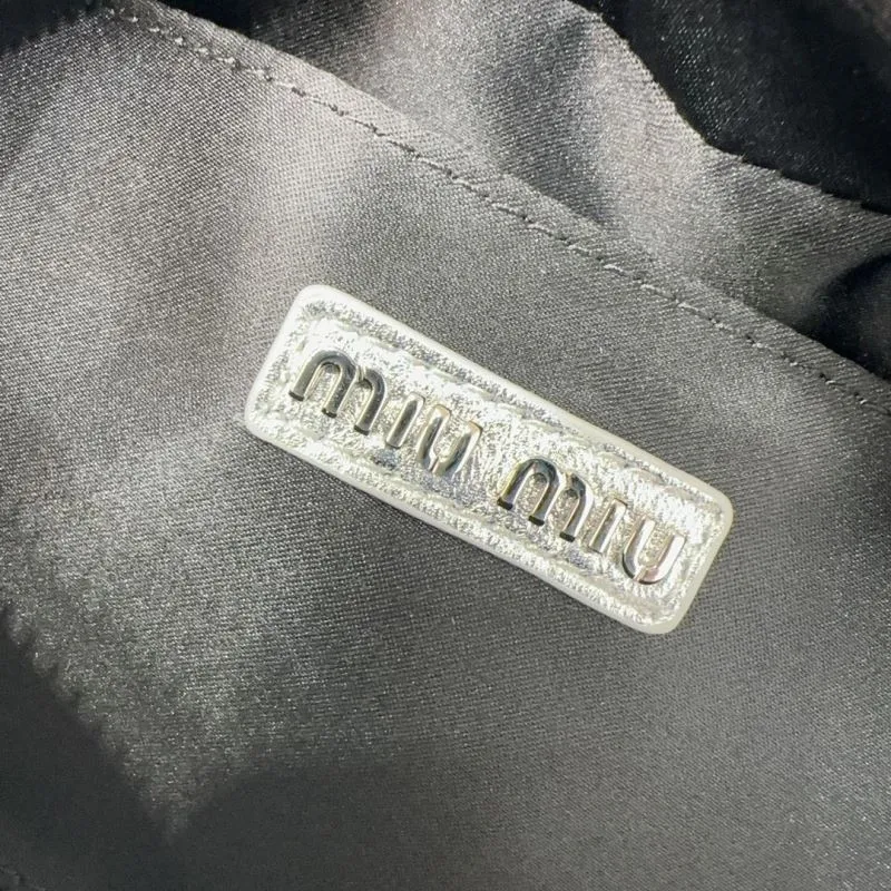 Miu Miu Silver Top Handle Crossbody Bag - Image 8