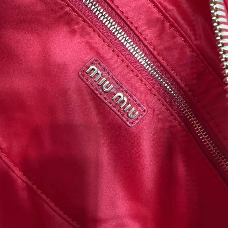 MIU MIU Red Top Handle Crossbody Bag - Image 8