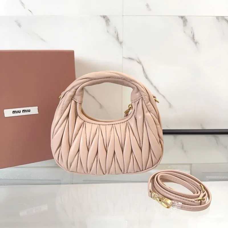 Alternative view of Miu Miu Light Pink Mini Top Handle Crossbody Bag 187