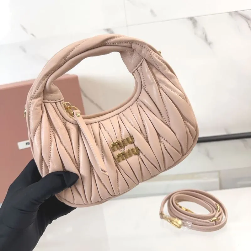 Miu Miu Light Pink Mini Top Handle Crossbody Bag 187 - Image 5