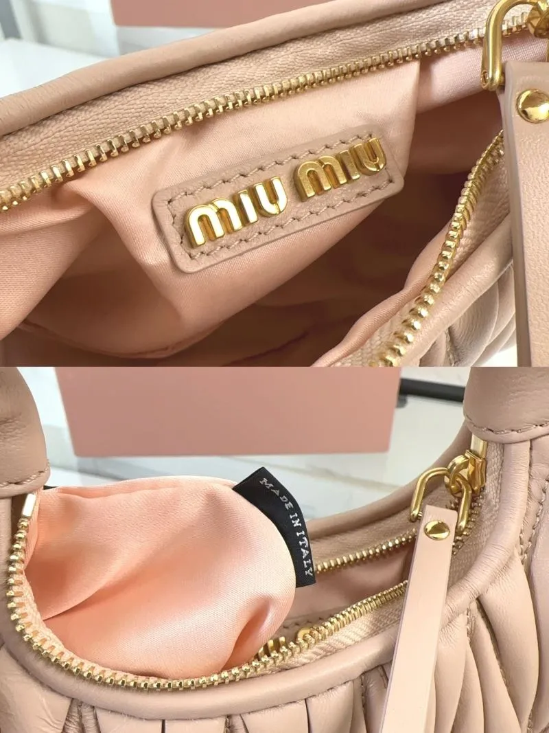 Miu Miu Light Pink Mini Top Handle Crossbody Bag 187 - Image 8