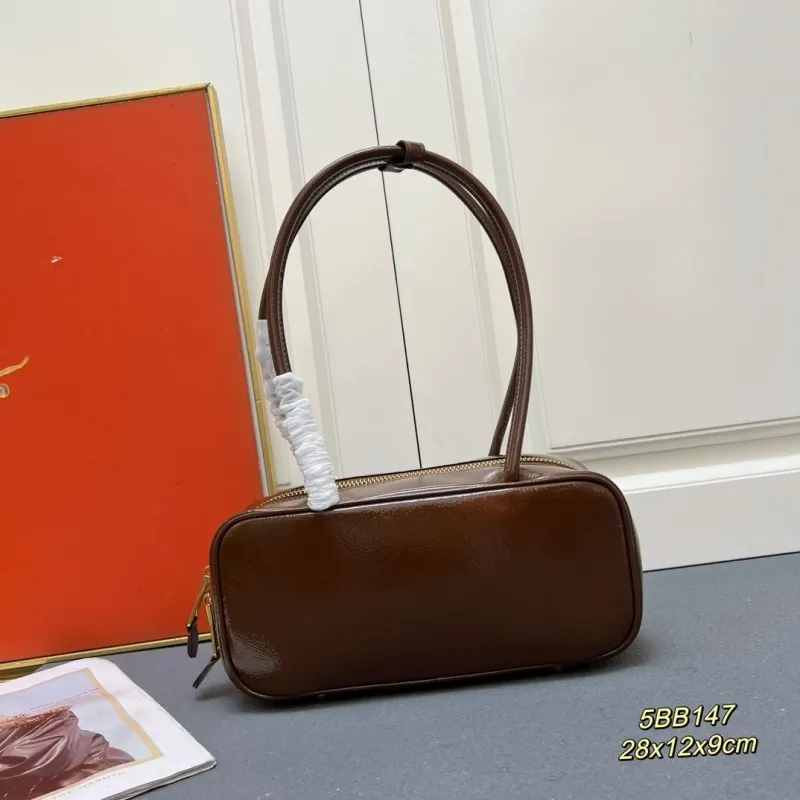Alternative view of Miu Miu Brown Top Handle Bag 5BB147