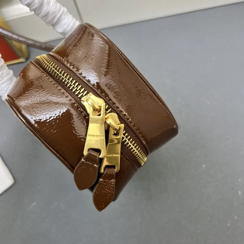 Miu Miu Brown Top Handle Bag 5BB147 - Image 6
