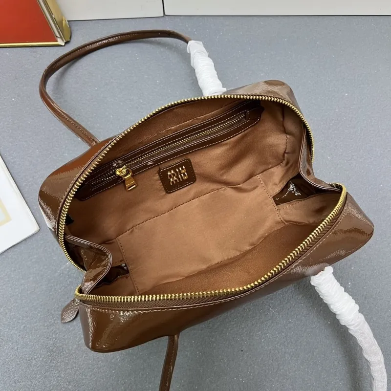 Miu Miu Brown Top Handle Bag 5BB147 - Image 8