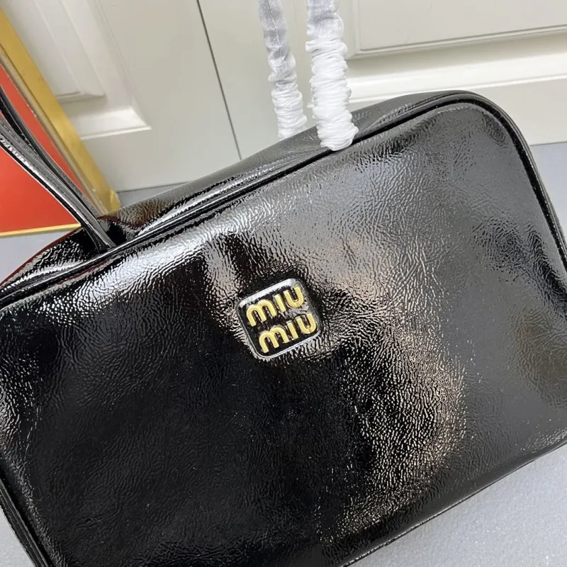 Miu Miu Black Top Handle Bag 5BB117 - Image 3