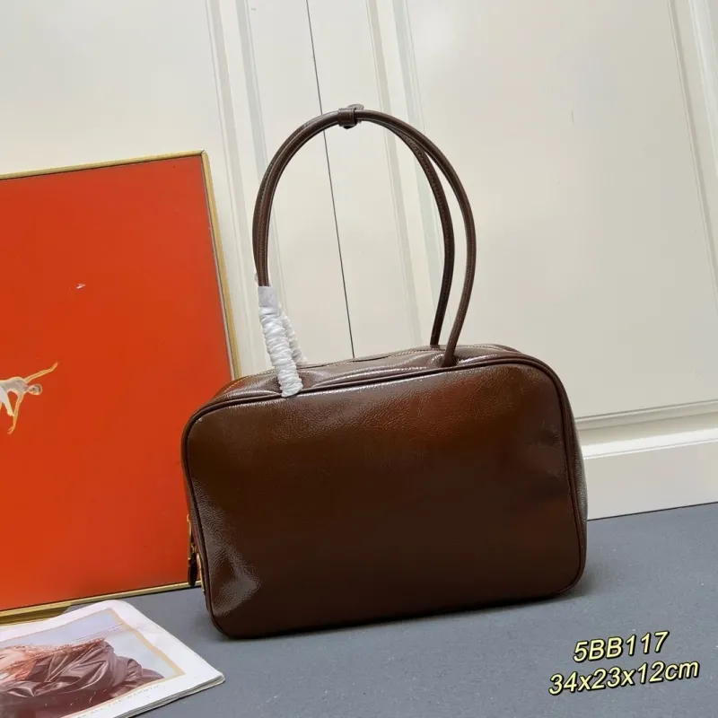Alternative view of Miu Miu Brown Top Handle Bag 5BB117