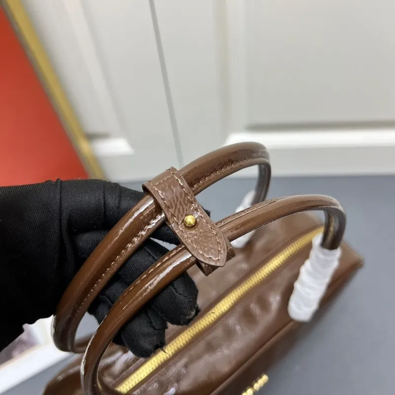 Miu Miu Brown Top Handle Bag 5BB117 - Image 6