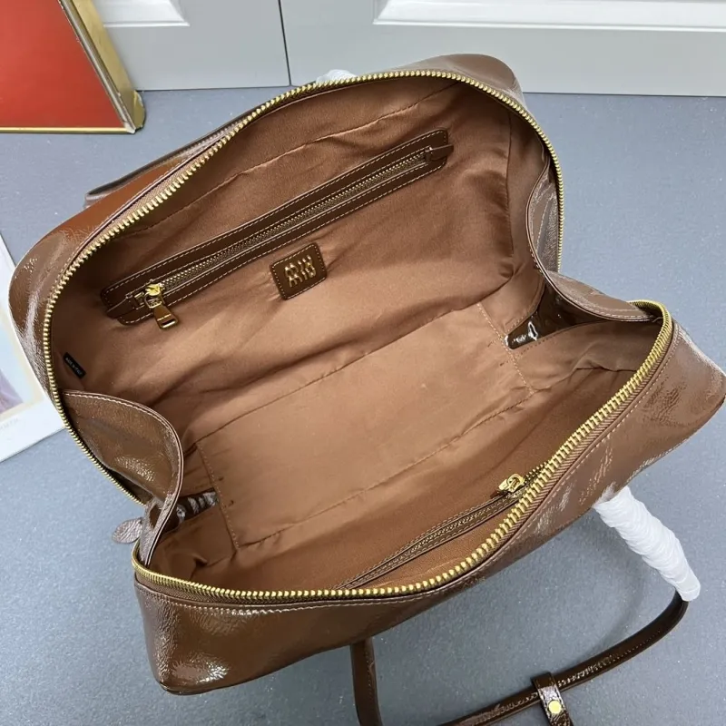 Miu Miu Brown Top Handle Bag 5BB117 - Image 8