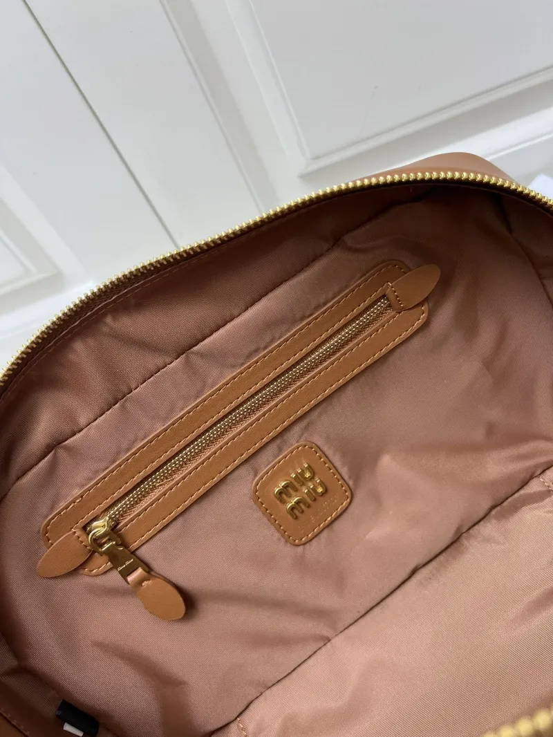 Alternative view of Miu Miu Brown Leather Top Handle Bag