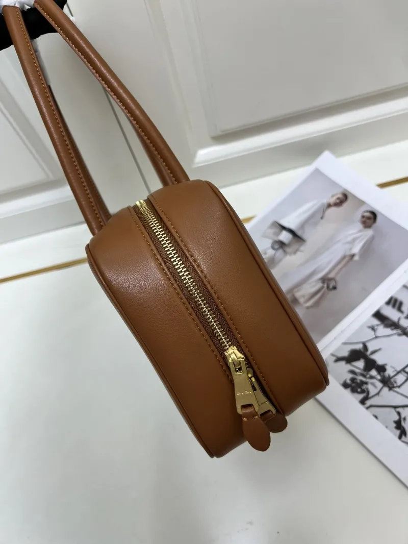 Miu Miu Brown Leather Top Handle Bag - Image 5
