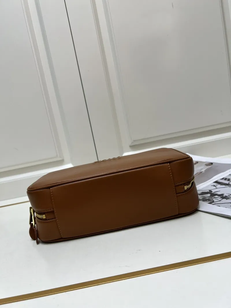 Miu Miu Brown Leather Top Handle Bag - Image 8