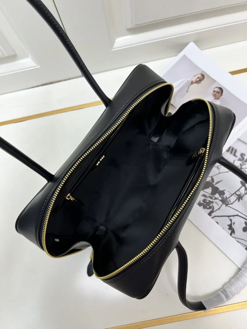 Miu Miu Black Top Handle Leather Bag 196 - Image 9